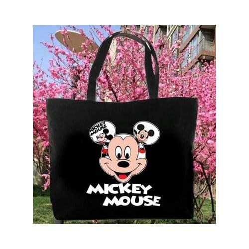 Disney Mickey mouse Cartoon lady Bag Shoulder High capacity Handbag bag Shopping Leisure Tote bag women bag