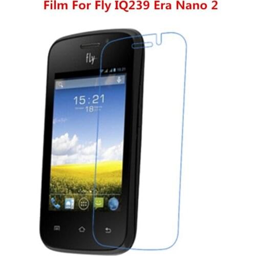 1/2/5/10 Pcs Ultra Thin Clear HD LCD Screen Protector Film With Cleaning Cloth Film For Fly IQ239 Era Nano 2