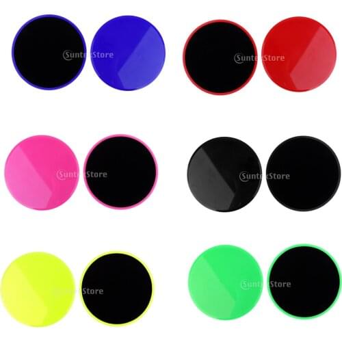 1 Pair Home Fitness Body Building Durable Core Discs Sliders Gliders Sliding Disc with Double Sides Abdominal Exercise Equipment
