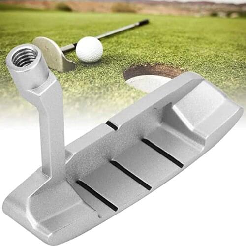 1Pc Zinc Alloy Golf Practice Putter Head,Single-sided Golf Club Wedge Training Practice Golf Putter Accessories for Children Use