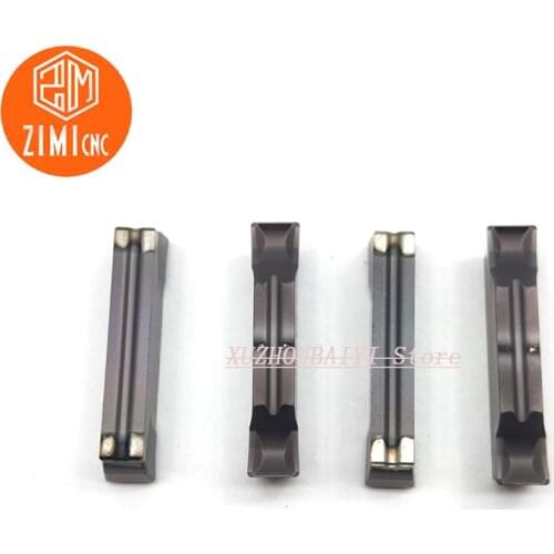 10pcs MGMN400-H LF6018 carbide blade 4mm slotted blade double head slotted blade cutting tool processing stainless steel