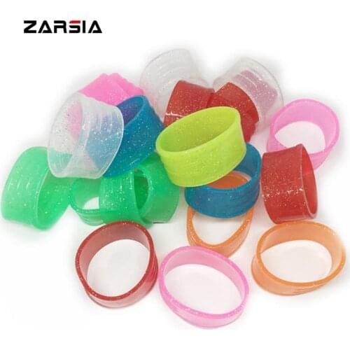5 pcs tennis racket handless silicone ring candy color fixed tennis overgrips sealing rings