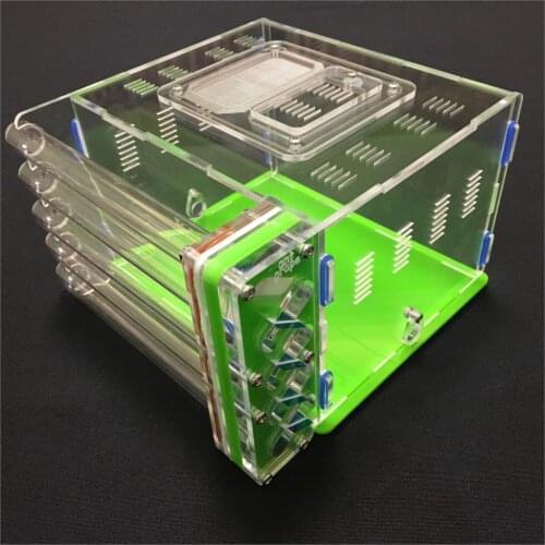 5 tube design big DIY with feeding area ant nest ,ant farm acryl, insect ant nests villa pet mania for house ants