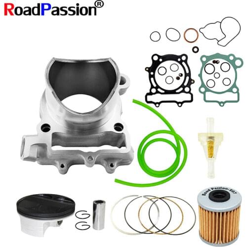 Motorcycle Accessories Cylinder + Piston + Rings Oil Filter Tube kit 77mm (Cylinder Diameter) For KAWASAKI KXF250 KXF 250 04-08