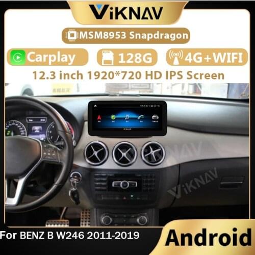 2 Din Android 11 car radio for benz B W246 2011-2019 car head unit DVD multimedia player stereo recorder GPS navigation