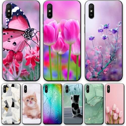 For Xiaomi Redmi 9A Case Silicone Back Cover Phone Case For Redmi 9A Soft Touch Cases 6.53 inch Etui Cute Bumper on Redmi 9A 9a