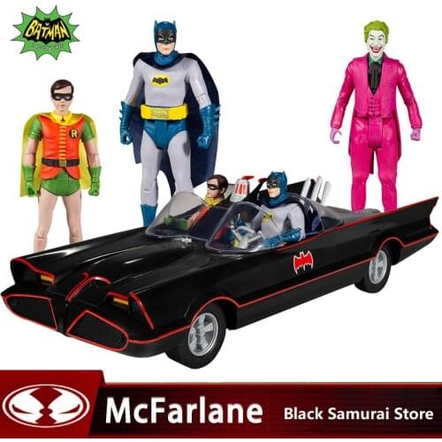 DC Comics McFarlane Batman Joker Robin suit Anime action figure 15cm Retro Collectible figurines Model Halloween Gift Toys