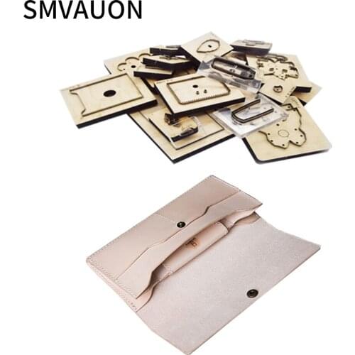 Wooden Die-Cutting Knife Mold Diy 2021 Long Leather Wallet For Suitable For Common Die-Cutting Machines In The Market