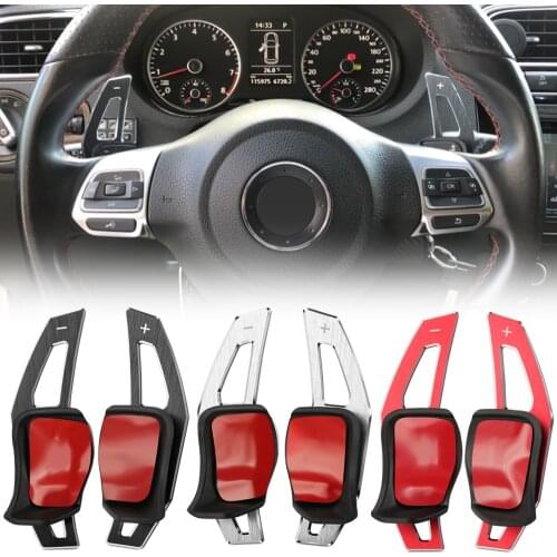 DSG Steering Wheel Paddle Extension Shift Cover For VW Golf 5 6 MK6 GTI R Jetta MK5 Passat B6 B7 CC Polo Sharan Tiguan Seat Leon