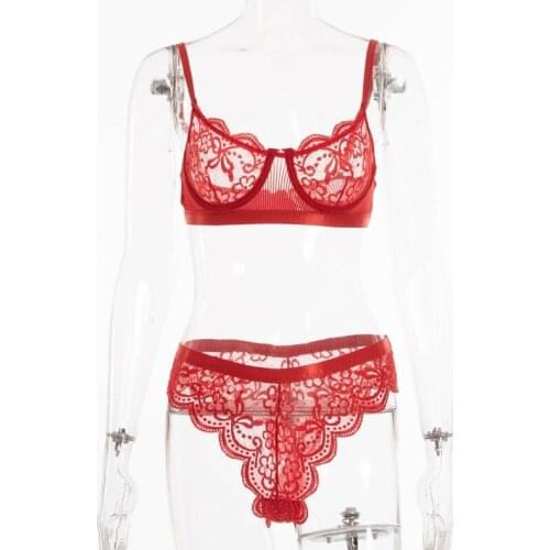 European and American Sexy Fashion Lace Flower Lingerie Set Sexy Lingerie Sexy Lingerie Sexy Underwear Fashion New