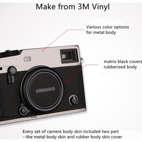 Fuji XPro3 3M Vinyl Premium Decal Skin for FujiFilm X-Pro3 Camera Protective Skin Protector Anti-scratch Cover Film Sticker