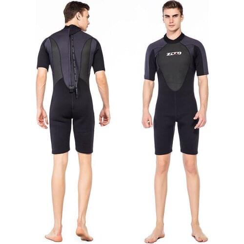 3MM Neoprene Wetsuit One-Piece Short Diving Suit for Men Scuba Dive Surfing Snorkeling Spearfishing Wet Suit