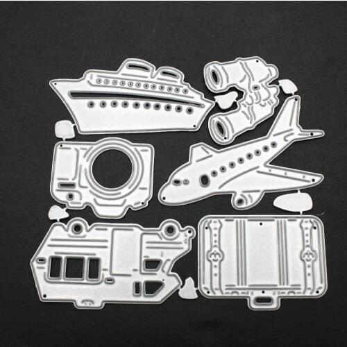 2019new Travel Metal Cutting Dies Stencils Scrapbooking Decorative Embossing Folder Carbon Steel Paper Card DIY Die Cuts