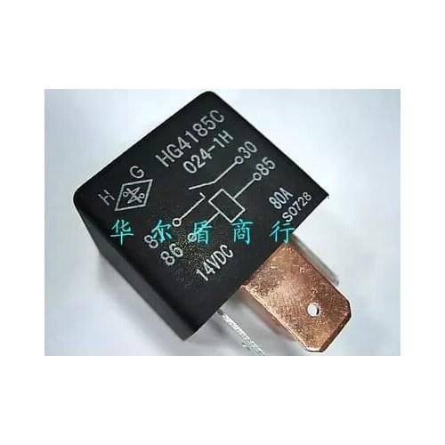 NEW relay HG4185C 024-1H-24VDC HG4185C-024-1H-24VDC HG4185C 024-1H 24VDC DC24V 80A 14VDC DIP4 5pcs/lot