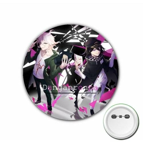 Japan anime Danganronpa Cosplay Badge carroon Brooch Pins for Backpacks bags Badges Button Clothes Accessories