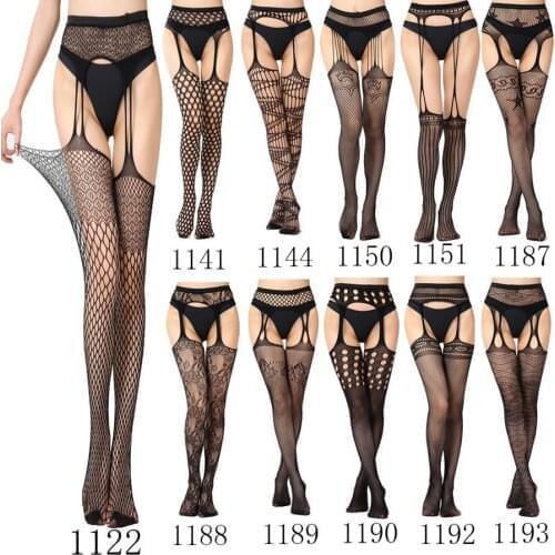 DHL or fedex 50pair/lot Stockings Women Sexy Fishnet Nylon Long Stockings Sexy Over Knee Pantyhose