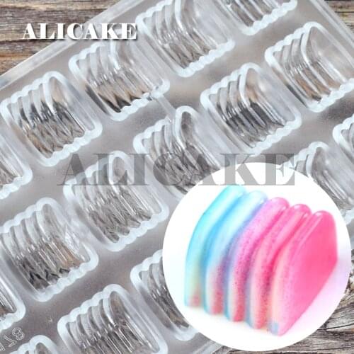 Polycarbonate Chocolate Molds Nuggets Form Tray Baking 3D Chocolate Candy Bar Moulds Pastry Tools for Bakery Mold Drop Shipping