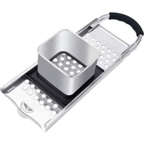 Stainless Steel Spaetzle Maker with Comfort Rubber Grip Handle for Dumpling Noodle