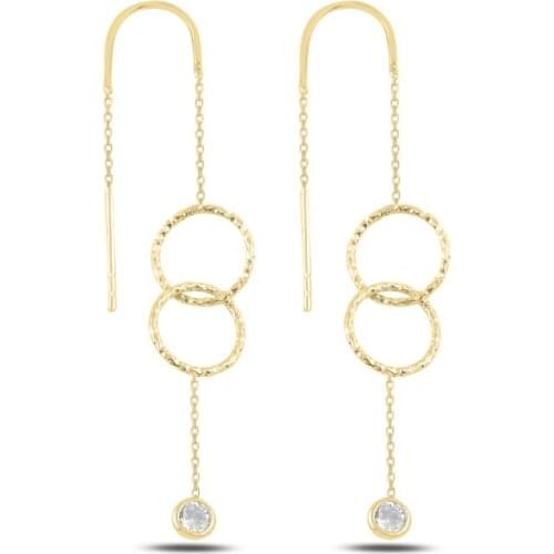 Silver 925 Sterling Ring & Zircon Crystal Japanese Earrings