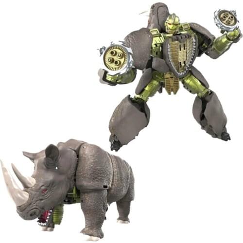 Transformers Toys Generations War for Cybertron: Kingdom Voyager WFC-K27 Transformers Rhinox Action Figure - Kids