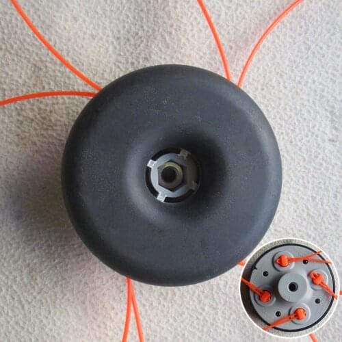 Universal Bump Feed Pro Weed Warrior String Brush Cutter Trimmer Head Wacker Black