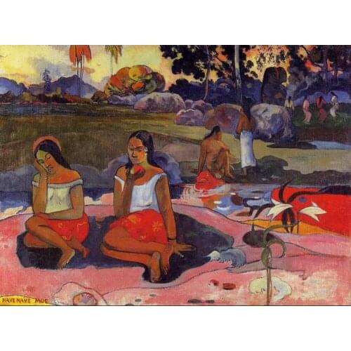 High quality Oil painting Canvas Reproductions Sacred Spring (1894) by Paul Gauguin hand painted