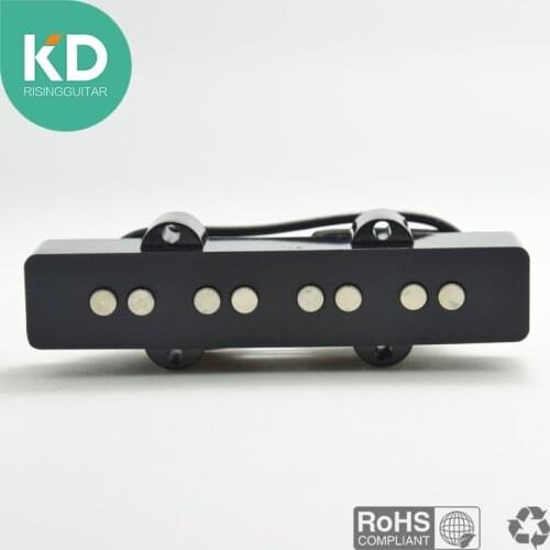 1 Pcs 4 String Bridge or Neck Pickups for Jazz JB Bass Black Open Style Black P bass Pickup