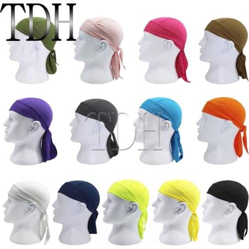 13 Colors Outdoor Hiking Caps Headwear Caps Bicycle Bike Sweat Proof Hat Headband Sports Quick Dry Bandana