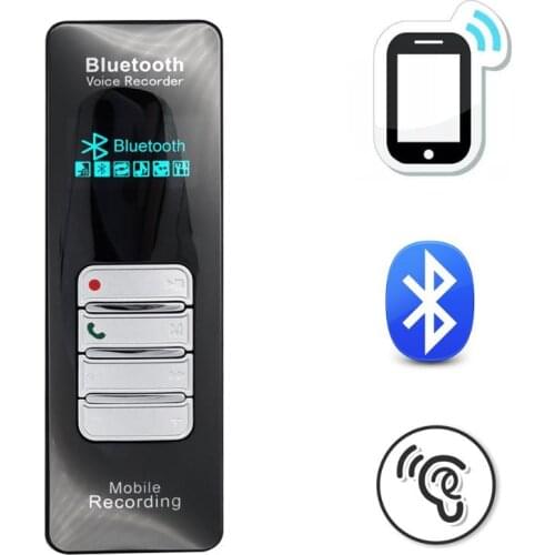 Bluetooth hands freed device digital voice recorder, professional digital microfone externo Hnsat DVR-188