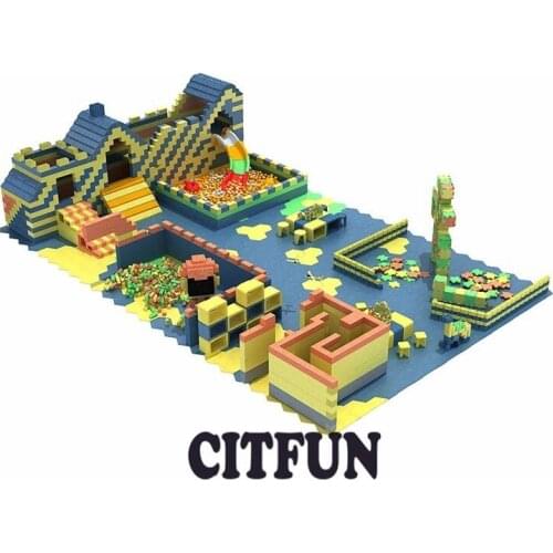 Exported to France Kids EPP soft foam large building blocks indoor playground