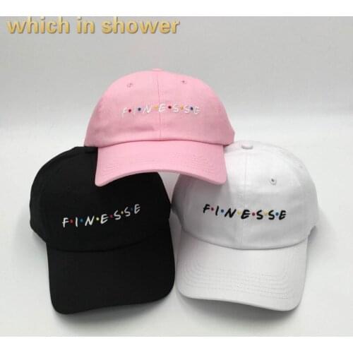 Which in shower adjustable stitch FINESSE dad hat casual embroidery hip hop baseball cap women men k pop snapback trucker bone