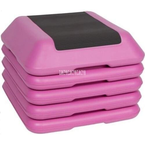 Multi-Layer Adjustable Aerobic Step Home Gym Exercise Board Mini Fitness Body Step Pedal 200kg Bearing Indoor Fitness Equipment