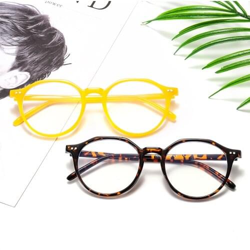 Fashion Unisex Portable Optical Glasses Ultra Light Resin Blue Light Blocking Glasses Flexible Vision Care Computer Glasses