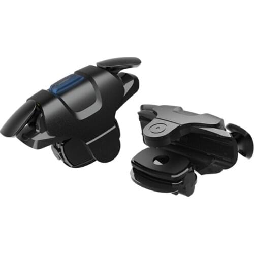 2021 New Mobile Phone Game Auxiliary Tool 4 Finger Shooting Trigger Cellphone Controller