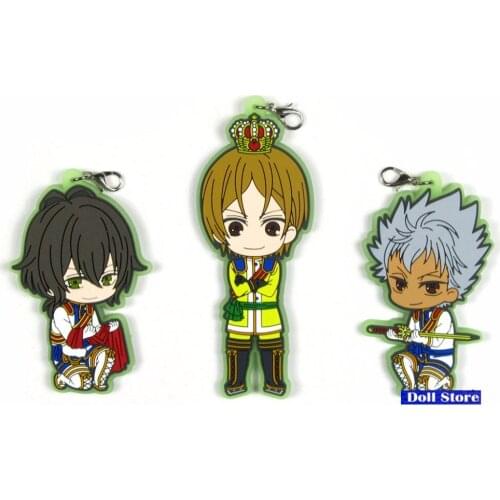 New Arrival KING OF PRISM Original Japanese anime figure rubber Silicone sweet smell mobile phone charms/key chain/strap D255