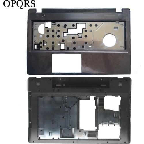 New laptop Case Cover For Lenovo Z580 Laptop Series bottom case Z585 Base Bottom/Palmrest COVER