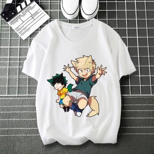 My Hero Academia OCHACO URARAKA Comic Print personalise T-Shirt O-Neck Short Sleeve Modal Shirt Tee