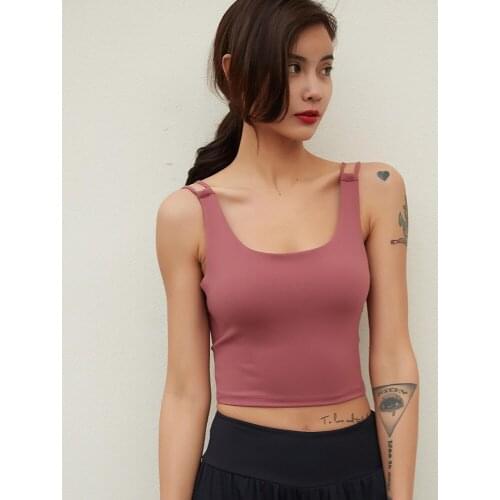 Backless Sexy Women Underwear Running Top Cross Sports Bra Running Shockproof Gathering Yoga Vest Workout Tank Top Fitness Bra