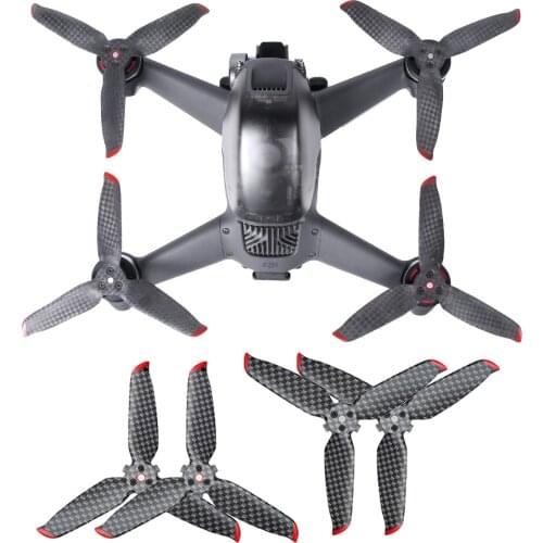 For DJI FPV Carbon Fiber Propellers Hard and Durable Lightweight Propellers 5328S Low Noise Props Blades Accessories