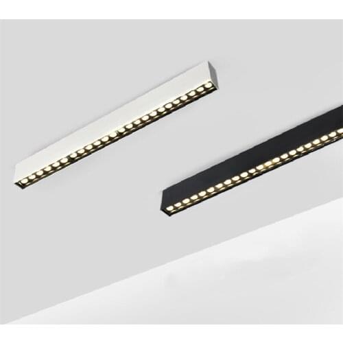 Dimmable Recessed Strip CREE LED Ceiling Lights 10W 20W 30W 40W LED Downlights AC85~265V LED Strip Lamp Indoor Lighting