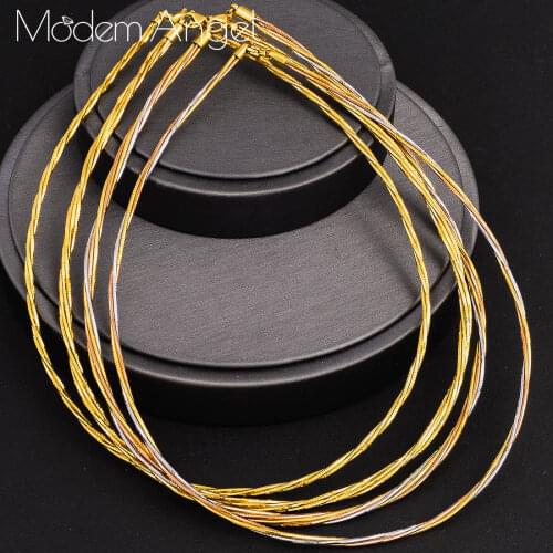 ModemAngel Luxury Golden Circle Pendant NECKLACE For Dubai Women Geometry Party Wedding High Quality Jewelry