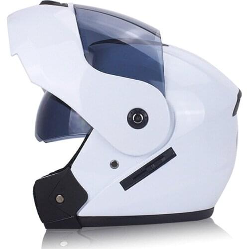 2019 New Flip Up Racing helmet Modular Dual lens Motorcycle Helmet full face Safe helmets capacete casque moto Racing Helmet