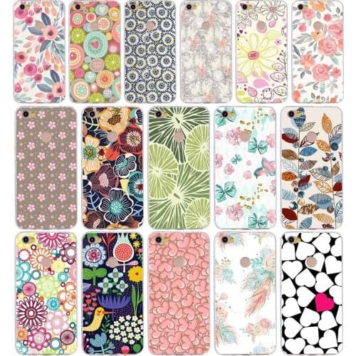 206H Decorative pattern Silicone Soft Tpu Cover phone Case for xiaomi redmi 4a 6a 4x note 5a pro mi a1