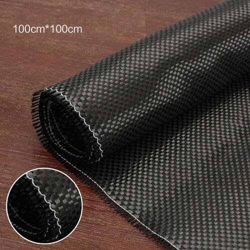 3K 200gsm High Strength Carbon Fiber 100x100cm 40'' Width Durable Cloth For Various Models Car Styling Parts Sport Equipments