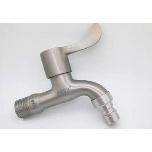 Factory direct selling 4 points copper core quick opening faucet drawing 304 stainless steel faucet with the same type of washin