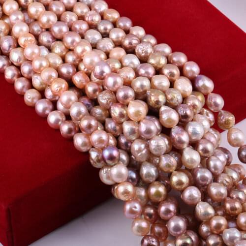 2020 New Natural Freshwater Pearl Beading Round Loose Isolation Beads For Women Necklace Bracelet Jewelry Making Elegant Jewelry