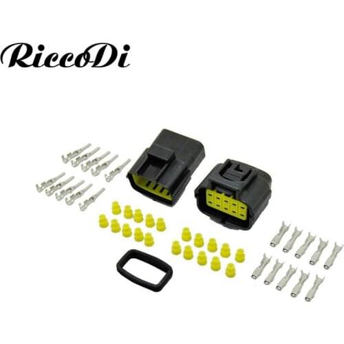 1 set 10 Pin Way Waterproof Wire Connector Plug Car Auto Sealed Electrical Set Car Truck connectors