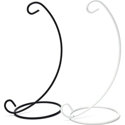 1X 23cm 9" Iron Plant Stand Holder for Clear Glass Hanging Vase Home Decor