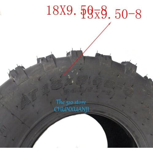 2PCS 18X9.50-8(220/55-8) Kart Auto Parts 7 inch ATV Tires 18X9.50-8 18*9.50-8 Highway Tire Wear-resistant Wheel Tires