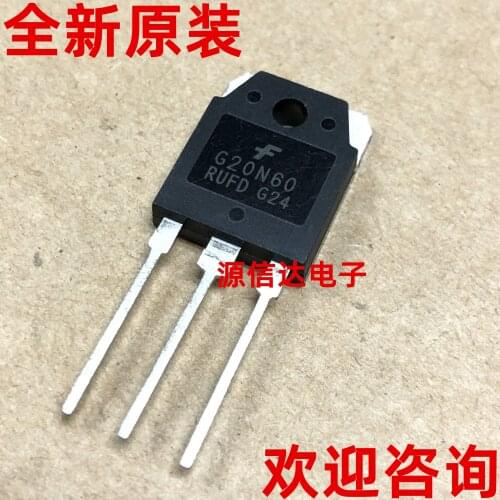 Brand new original G20N60RUFD G20N60 20A 600V TO-3P IGBT tube imported from stock